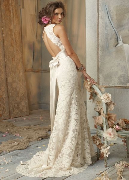 vestidos-novia-estilo-vintage-28 Реколта стил сватбени рокли